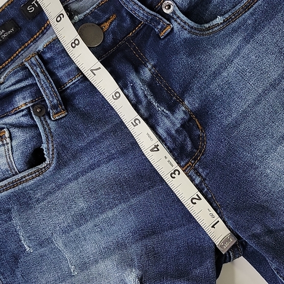 STS Blue Distressed Emma Ankle Skinny Jeans SZ 25 - Picture 7 of 16